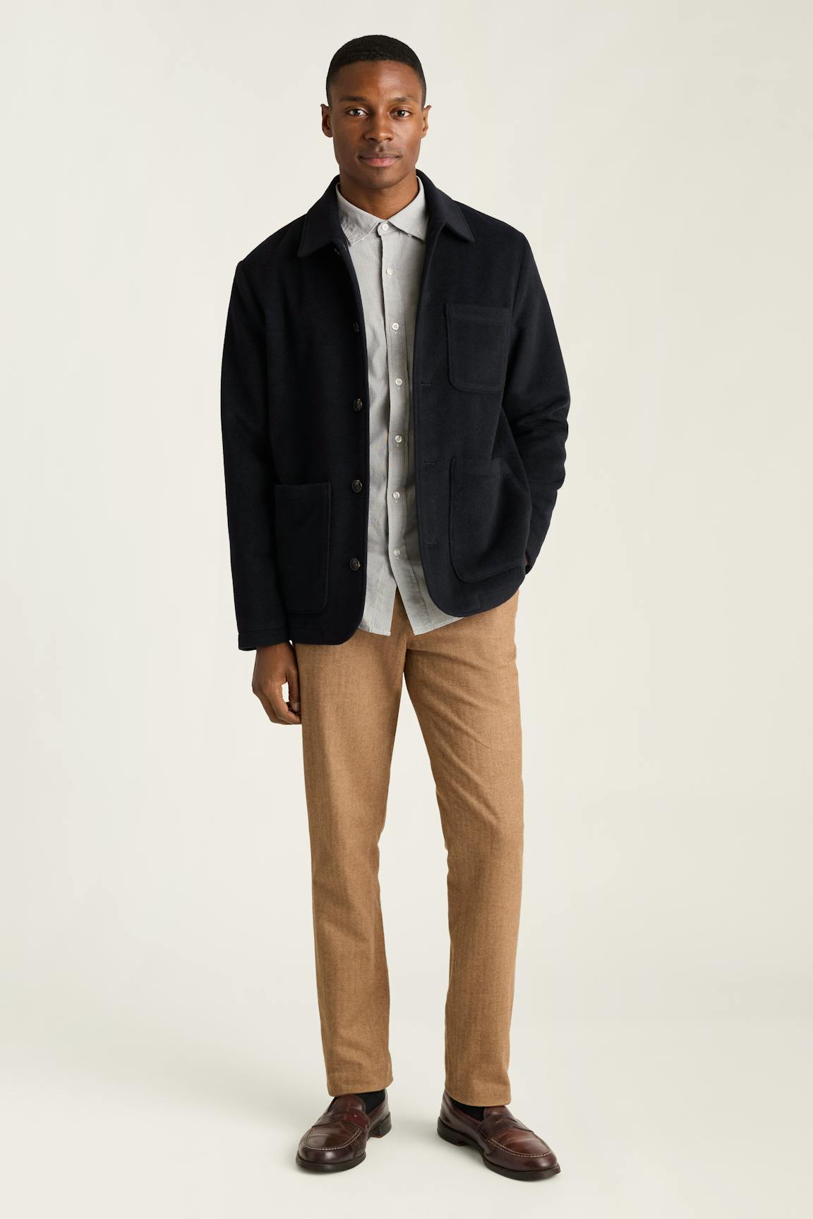 Wool Cashmere Chore Jacket Bonobos New