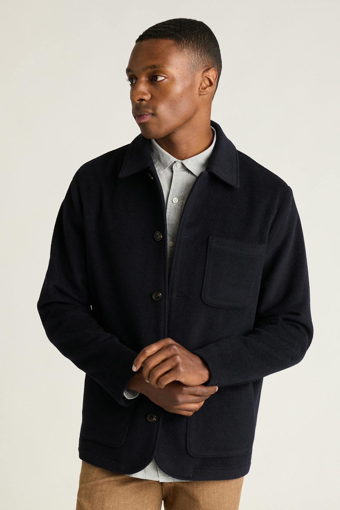 Wool Cashmere Chore Jacket Bonobos New