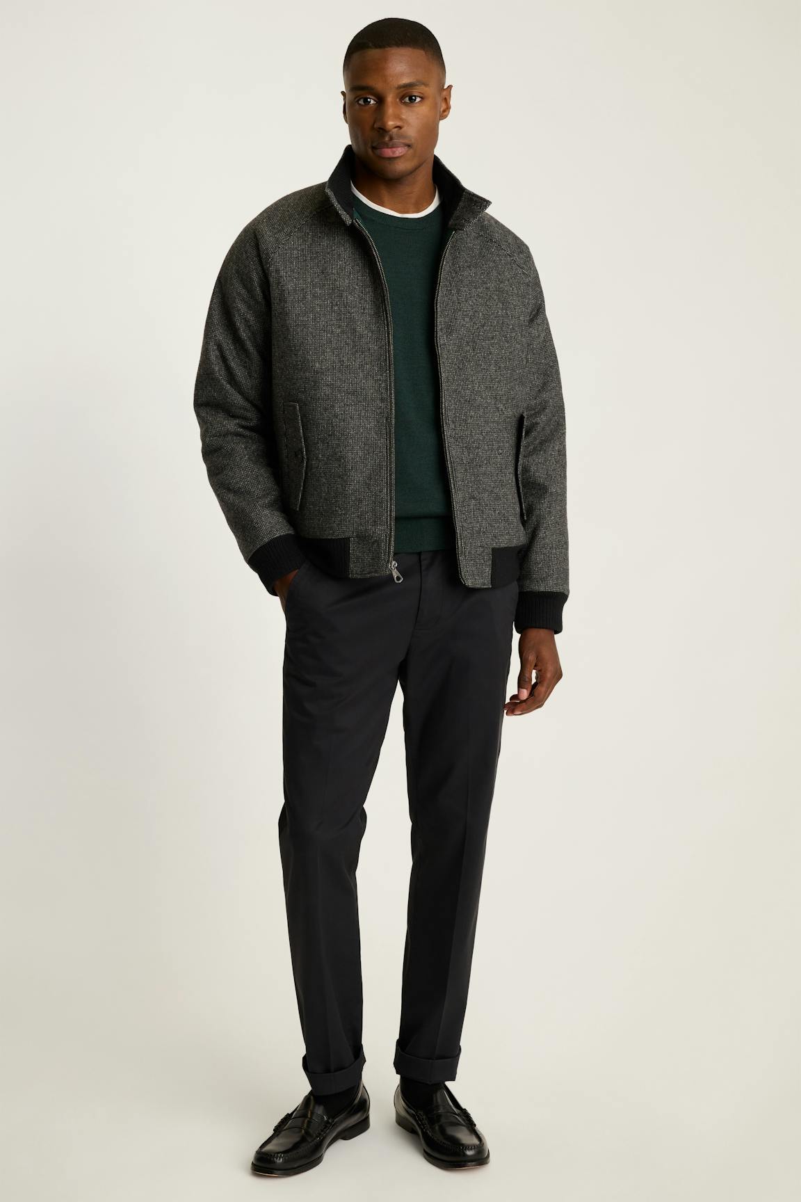 The Italian Wool Harrington Jacket Bonobos Featured