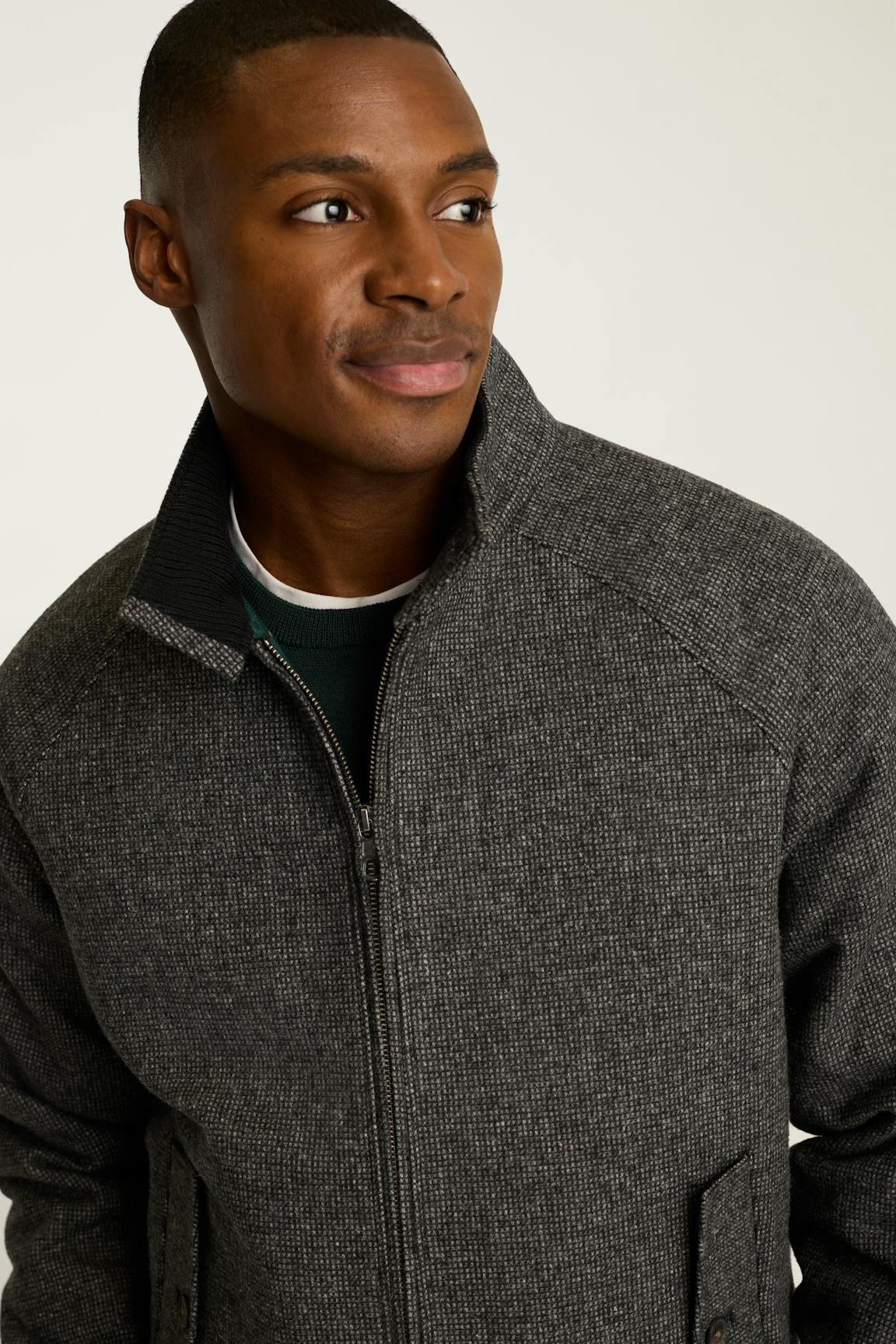 The Italian Wool Harrington Jacket Bonobos Featured