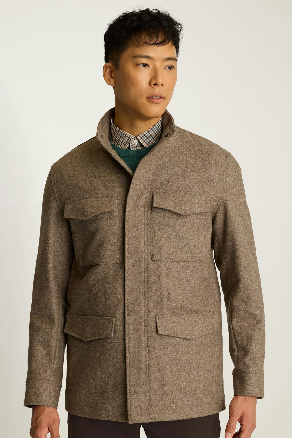 The Italian Wool Four Pocket Field Jacket Bonobos Best Seller