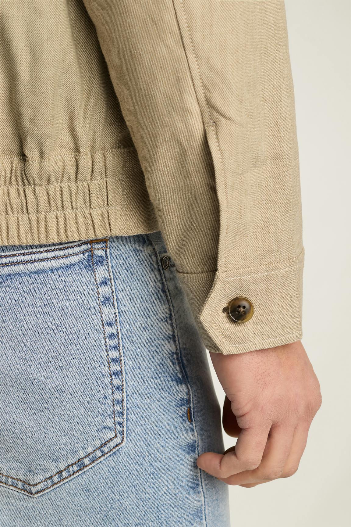 Aviator Linen Cotton Bomber Bonobos New