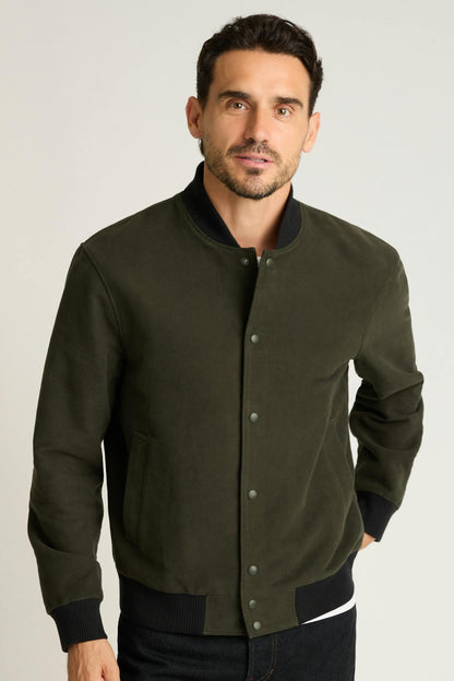 The Italian Moleskin Bomber Bonobos Featured