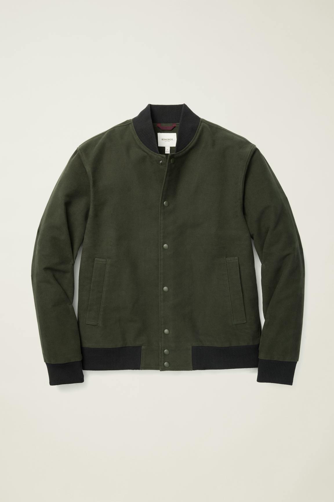 The Italian Moleskin Bomber Bonobos Featured